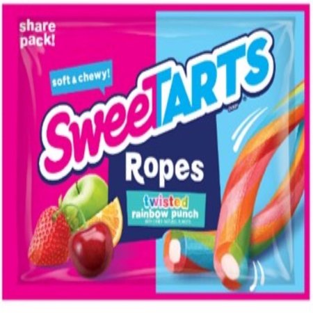 SWEETARTS Soft and Chewy Ropes Twisted Rainbow Punch Candy 35 oz 71512